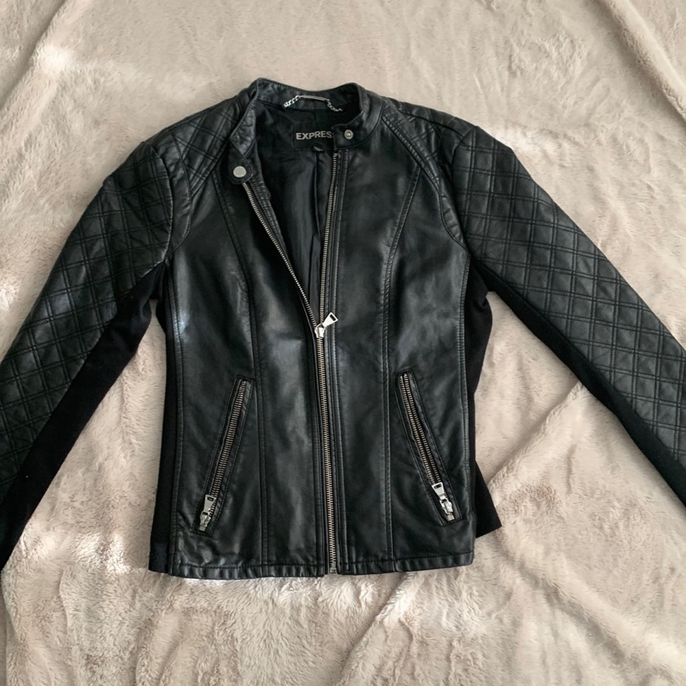 Express Vegan Leather Jacket
